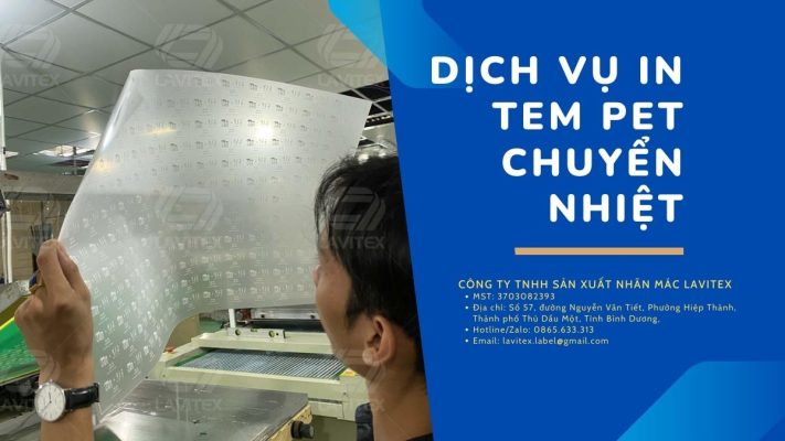 Dịch vụ in tem chuyển nhiệt tại Lavitex